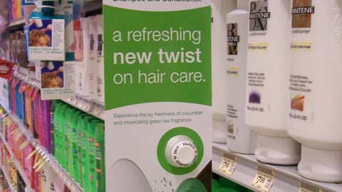 Dove Hair Care Aisle Violator