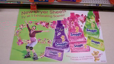 Snuggle Spring Scents Floor Cling