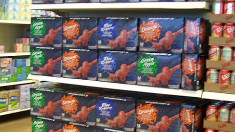 Wal-Mart 'Spider-Man 3' Soda Endcap
