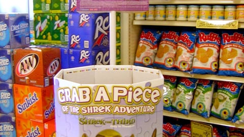 Albertsons/PepsiCo 'Shrek' Dump Bin