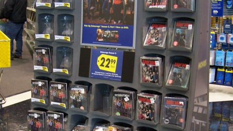 Best Buy Featured DVD Display