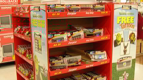 Energizer Wal-Mart  'Shrek' Pallet