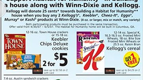 Winn-Dixie/Kellogg Habitat for Humanity Feature
