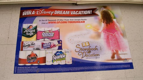 Georgia-Pacific Disney Vacation Floor Cling