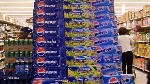 Albertsons Pepsi Rewards Endcap