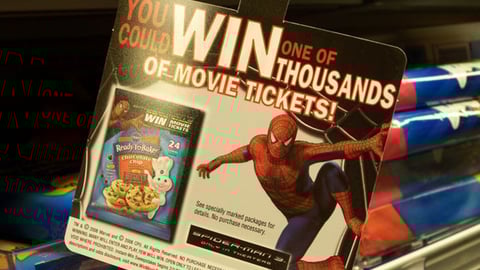 Pillsbury 'Spider-Man 3' Shelf Tag