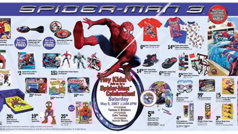 Meijer 'Spider-Man 3' Merchandise Feature
