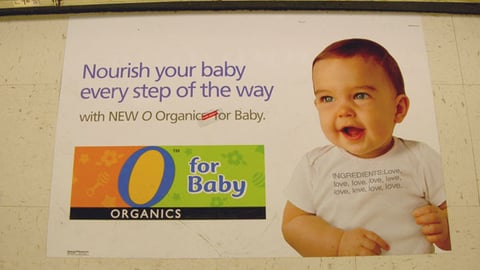 Safeway 'O' for Baby Floor Cling