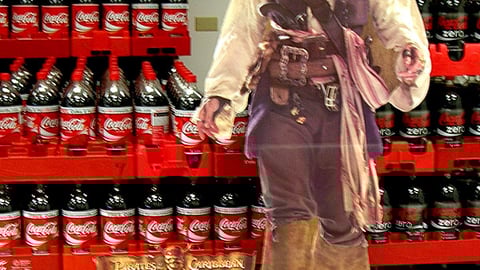 Coke Rewards 'Pirates' Standee