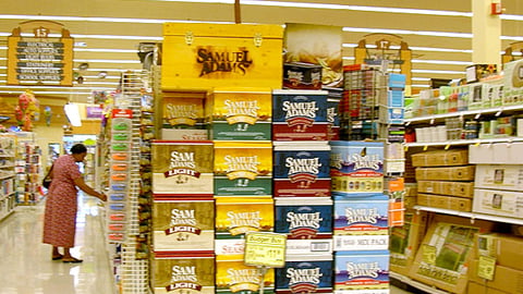 Jewel-Osco Sam Adams Endcap