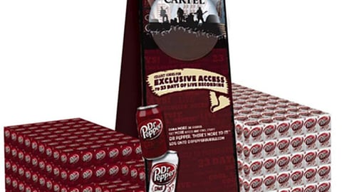 Dr Pepper 'Band in a Bubble' Standee