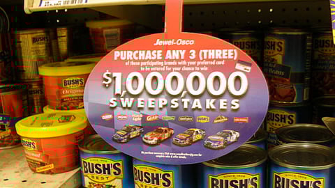 Jewel-Osco $1 Million Sweeps Dangler