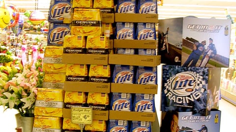 Miller Lite Racing Endcap 