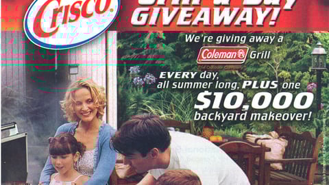 Crisco 'Grill-a-Day Giveaway' FSI