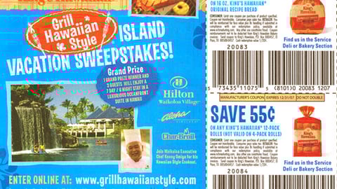 King's Hawaiian Grilling Sweeps FSI