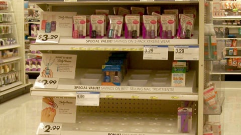 Target Sally Hansen Endcap