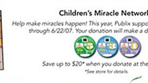 Publix Miracle Coupon Balloons Feature