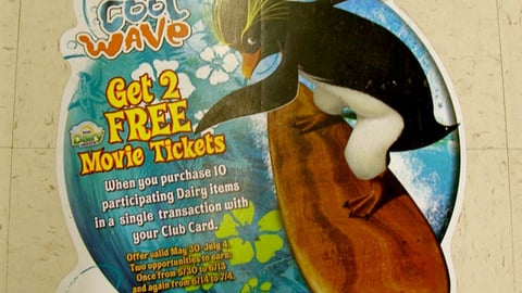 Safeway 'Cool Wave' Floor Cling