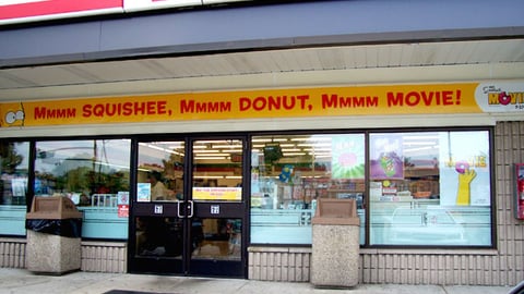 7-Eleven 'The Simpsons Movie' Outdoor Signage