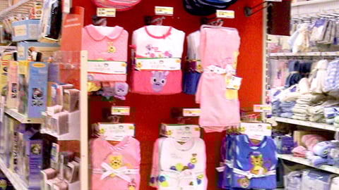 Target Baby Einstein Apparel Endcap