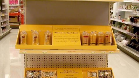 Target Burt's Bees Endcap 