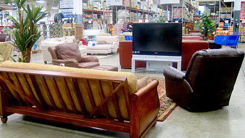 Sam's Club Living Room Vignette