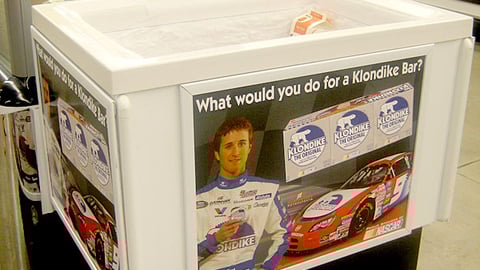 Klondike NASCAR Cooler Ad