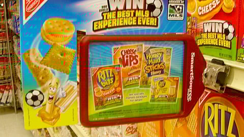 Nabisco Soccer Sweeps Shelf Talker