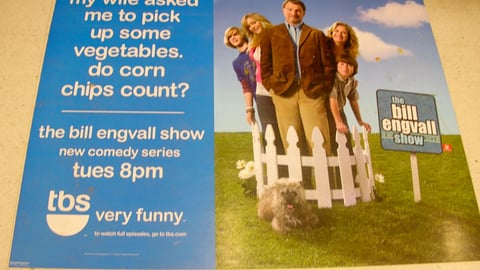 TBS 'Bill Engvall Show' Floor Cling