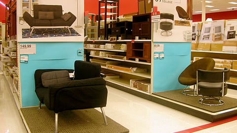 Target '07 College' Furniture Endcaps
