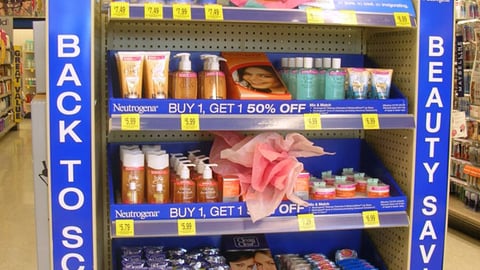 Neutrogena Back-to-School Endcap