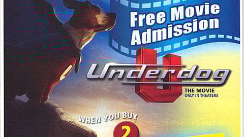 Mighty Dog Movie Ticket FSI