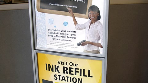 OfficeMax MaxPerks Stanchion