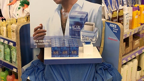 Antonio Banderas Fragrance Endcap