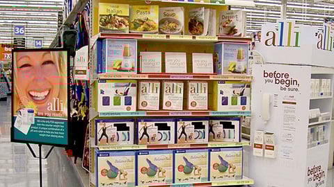 Bigg's Alli Endcap Display