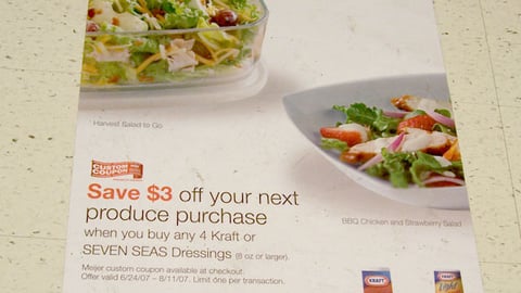 Meijer/Kraft Floor Cling