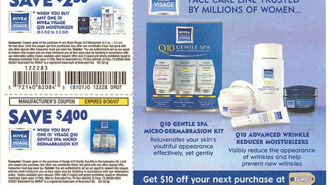 Nivea eBags Credit FSI