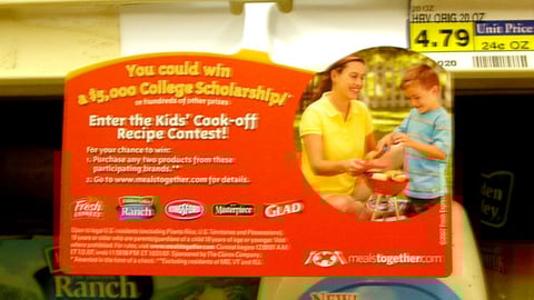 Clorox 'Meals Together' Dangler