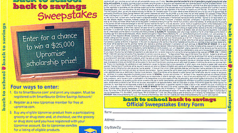 'SmartSource' Upromise Sweeps FSI