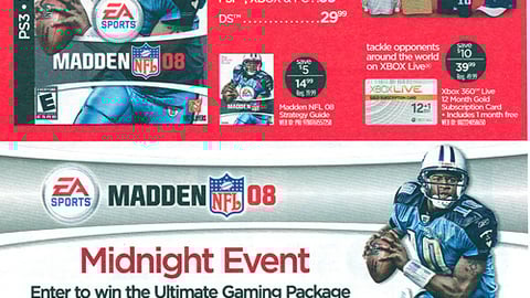 Circuit City 'Madden NFL '08' Feature