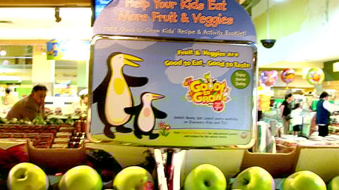 Supervalu 'Good to Grow' Produce Sign