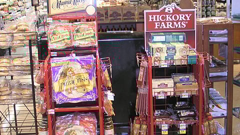 Mama Mary, Hickory Farms Floorstands