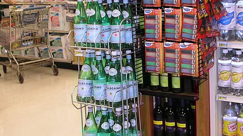 S. Pellegrino Rack
