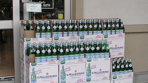 S. Pellegrino Case Stack