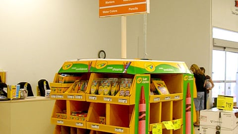 Crayola Pallet Display