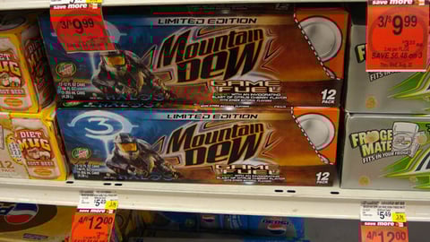 Mountain Dew 'Game Fuel' Packaging