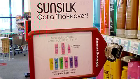 Sunsilk Makeover Shelf Talker