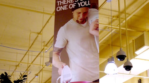 Whole Foods Back-to-School Vitamins Ceiling Banner