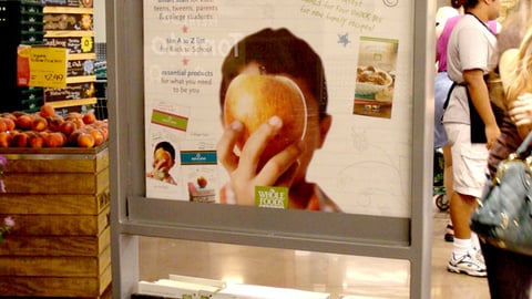 Whole Foods Back-to-School Stanchion