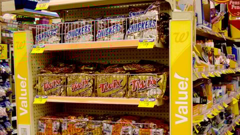 Walgreens Halloween Candy Endcap